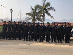 得安保安公司擁有一支高素質(zhì)的安保團隊